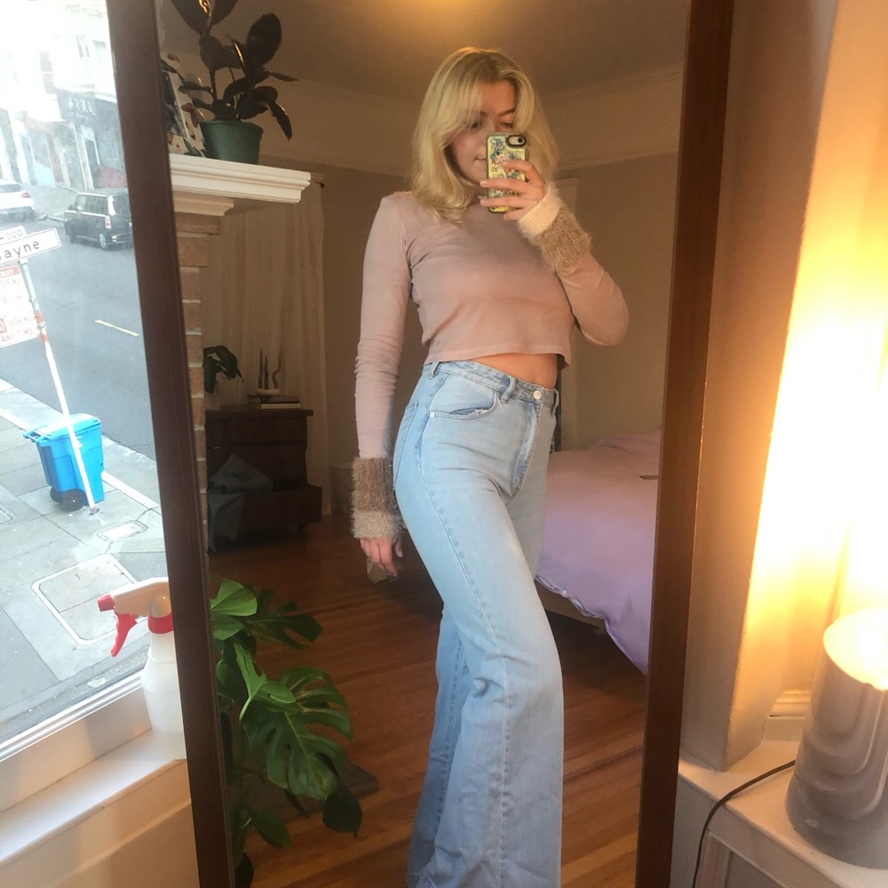 70s Style Flare Jeans